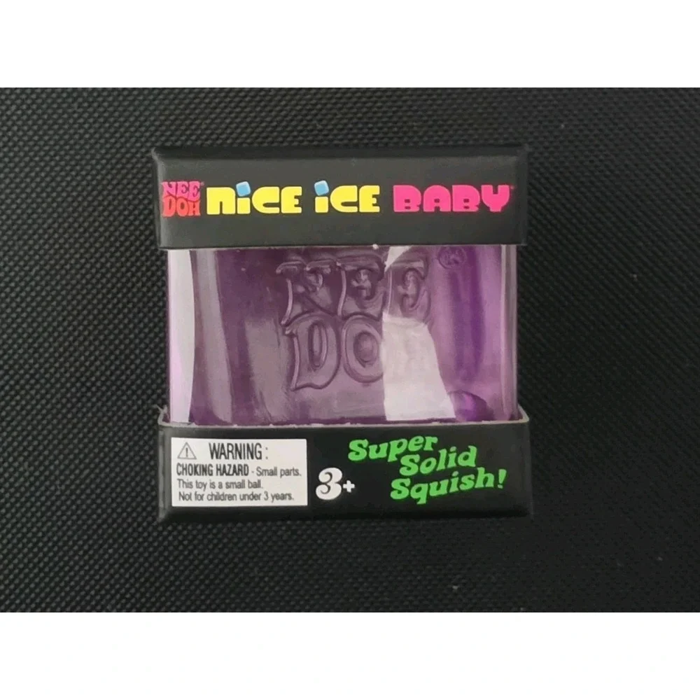 Needoh Nee Doh Schylling Nice Ice Baby- BRAND NEW AUTHENTIC PINK  1.25 IN HAND
